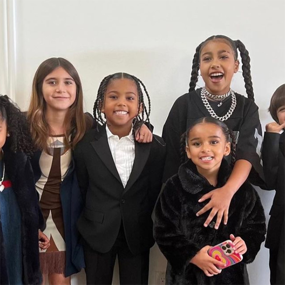 Khloe Kardashian Gathers Most of the Kardashian Kids for a Family Pic